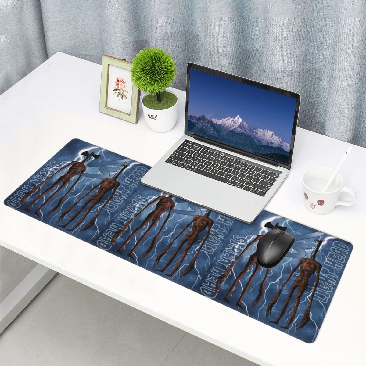 Pc Gaming Vs Laptop Gaming - Grand tapis de souris Siren Head