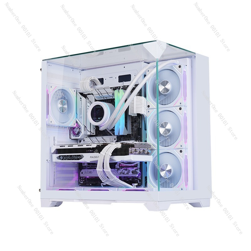 Pc Case Fan - Boîtier PC Gaming ATX avec Verre