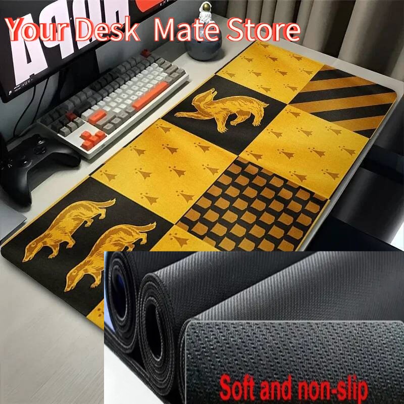Pc Gaming Yellow - Tapis de souris en blaireau noir