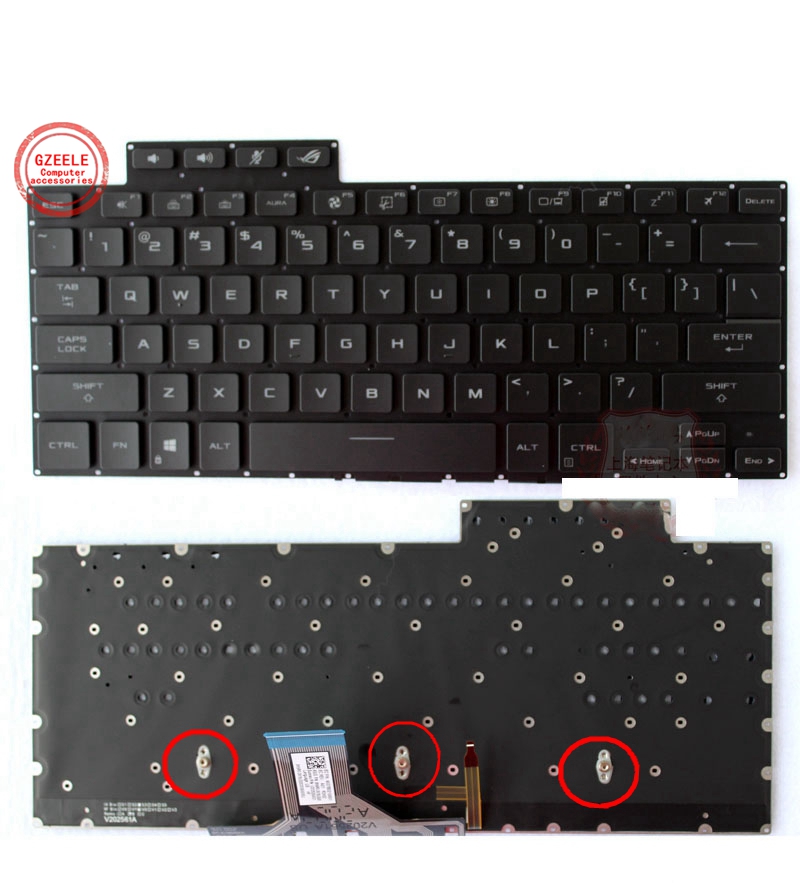 No Rgb Gaming Pc - Nouveau clavier rétro-éclairé américain pour ordinateur