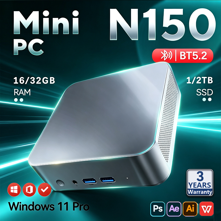 Pc Gaming Setup - Mini PC portable Intel N150 2026