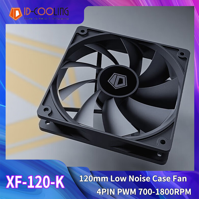 Pc Case Fan - ID-COOLING XF-120-K 120mm 4Pin PWM refroidisseur
