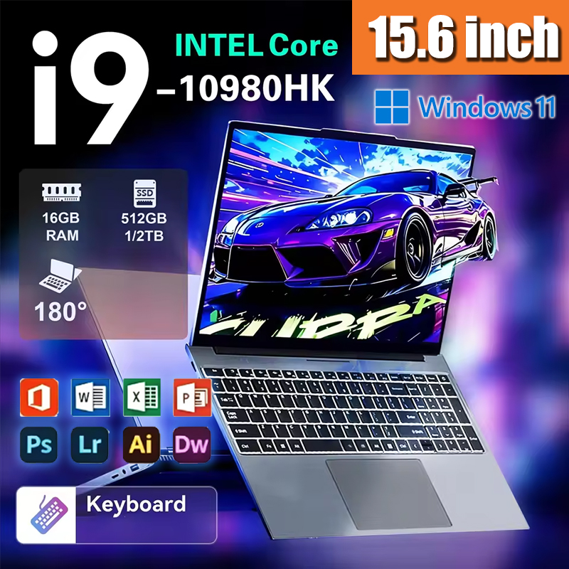 Pc Gaming New - Ordinateur portable robuste 15,6 pouces Intel