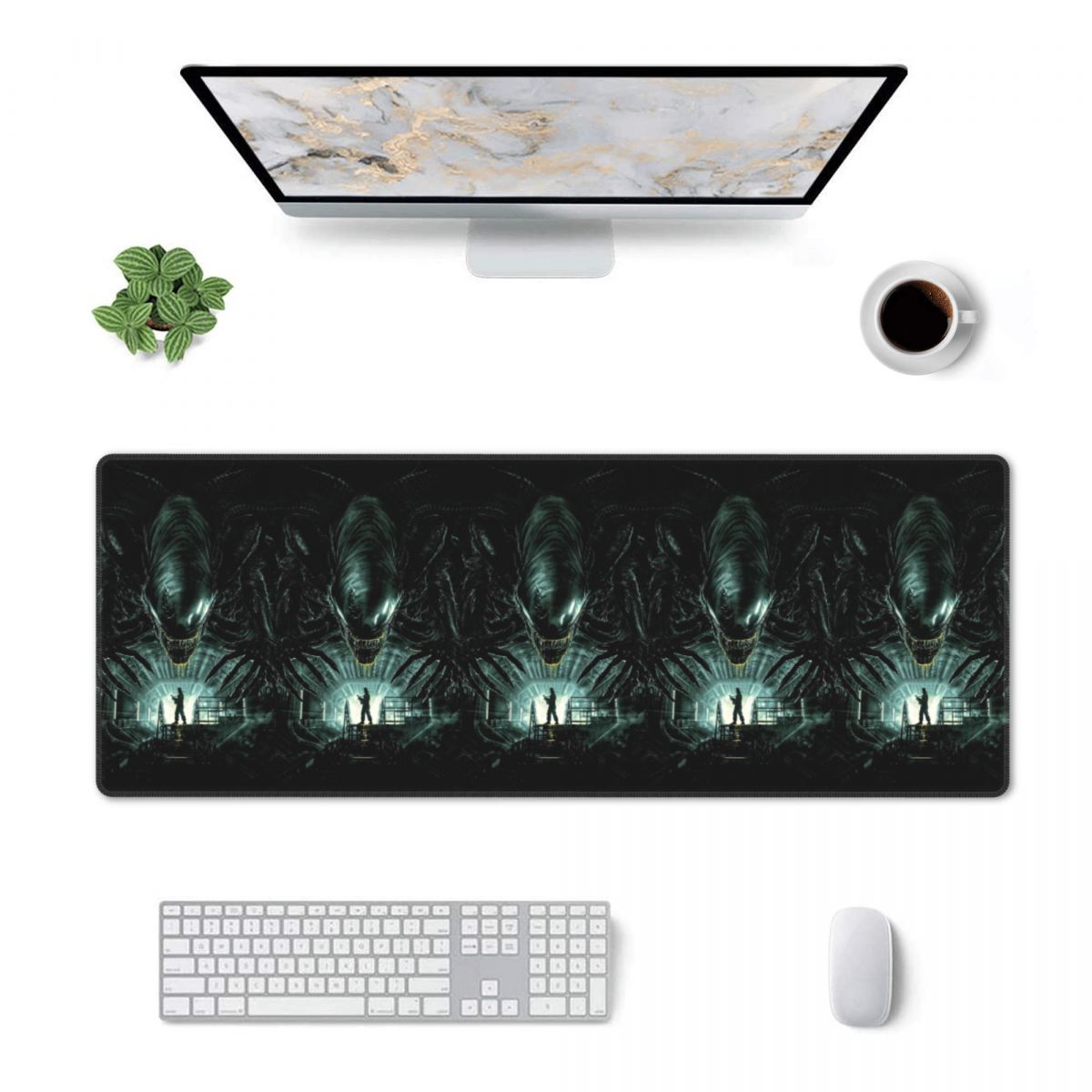 Pc Gaming Vs Laptop Gaming - Grand tapis de souris Alien Vs