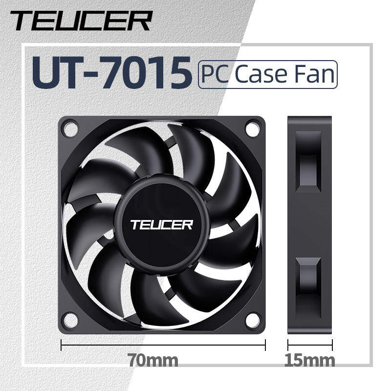 Pc Case Fan - Teucer UT-7015 7 cm ventilateur de