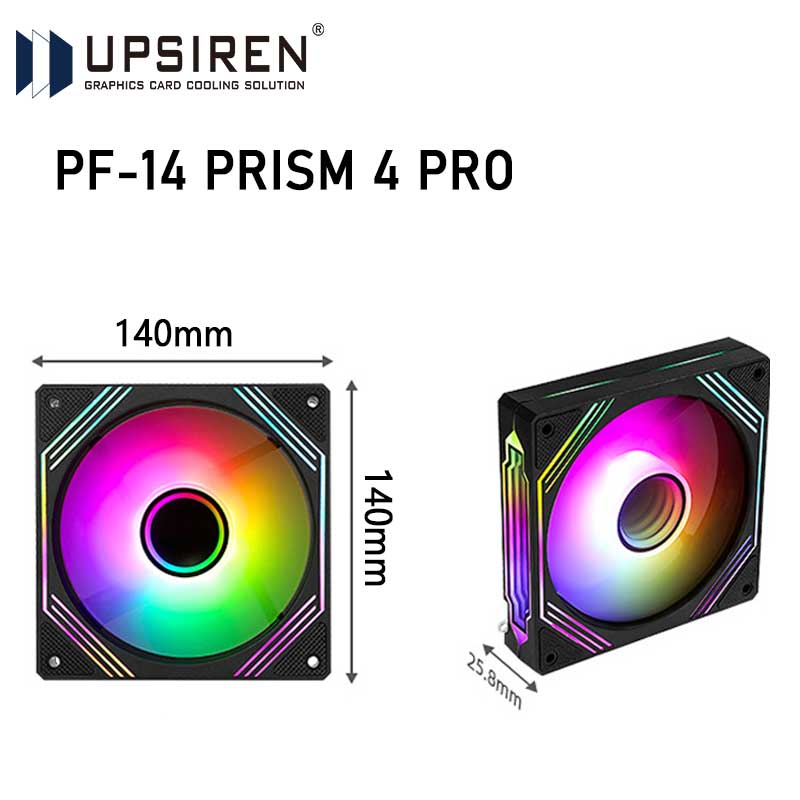 Pc Case Fan - UPSIREN PF-14 PRISM 4PRO ventilateur de