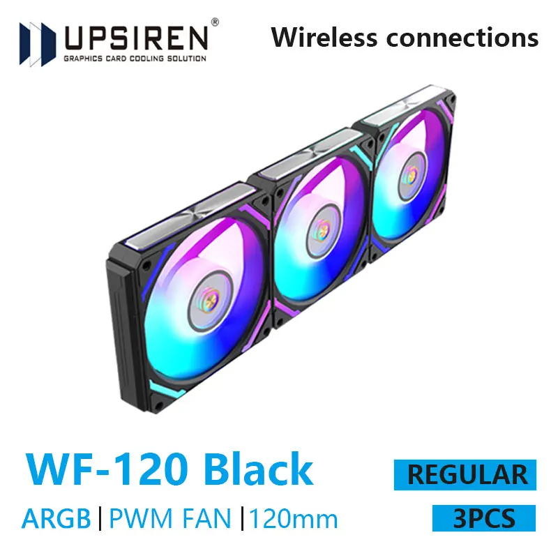 Pc Case Fan - UPSIREN WF-120 ARGB PWM 3 pièces