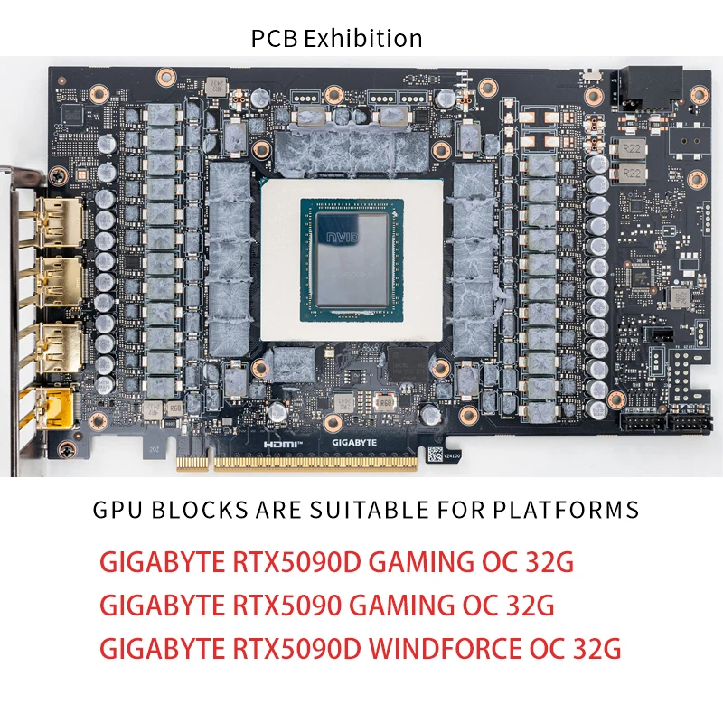 Bloc GPU Bykski N-GV5090DWF-X  - No Rgb Gaming Pc avis et prix