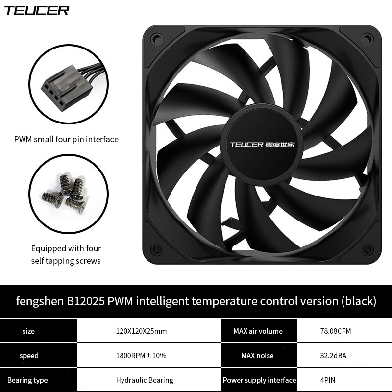 TEUCER PC boîtier d'ordinateur - Pc Case Fan avis et prix