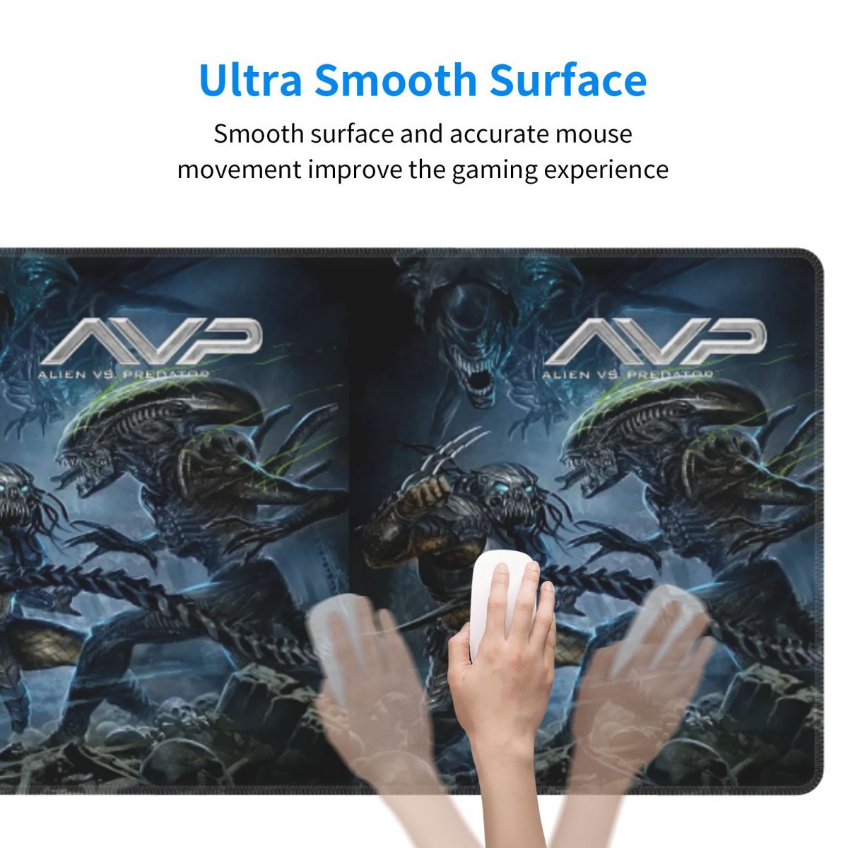 Grand tapis de souris Alien Vs - Pc Gaming Vs Laptop Gaming avis et prix