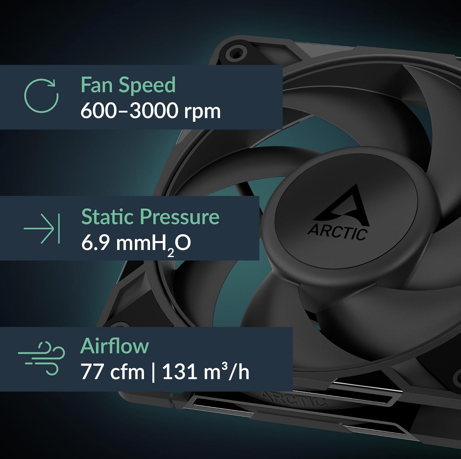 ARCTIC P12 Pro Ventilateur de  - Pc Case Fan avis et prix