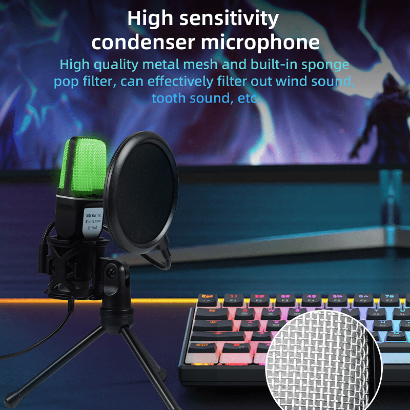 Microphone USB de jeu pour PC, - No Rgb Gaming Pc avis et prix