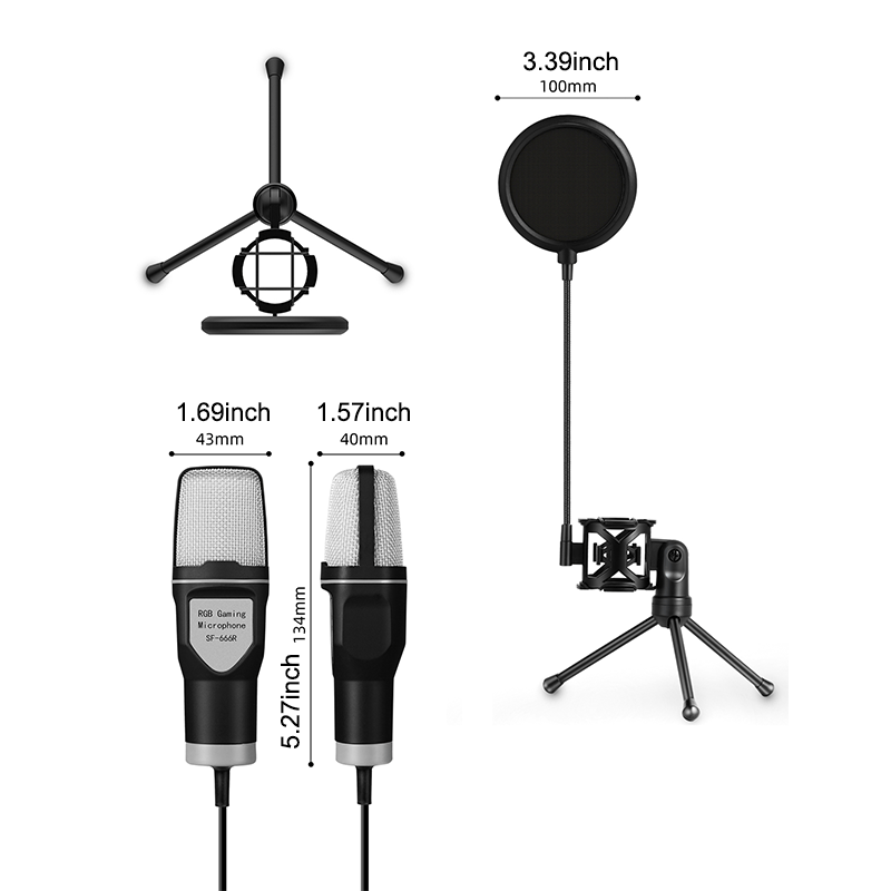 Microphone USB de jeu pour PC, - No Rgb Gaming Pc avis et prix